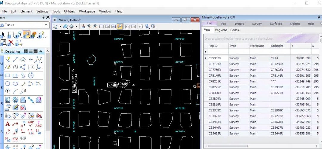 Survey and Modelling in Microstation